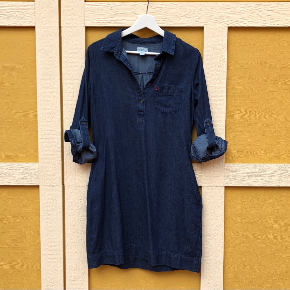 Denim dress